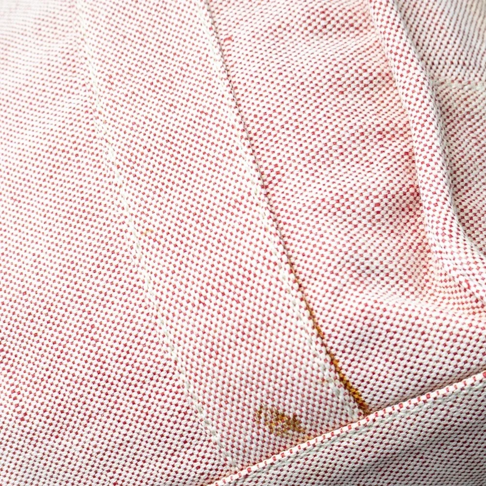 Rare Prada Misto Lino Handle Naturale Canvas Mini Shoulder Bag Red Pink Tote - Picture 14 of 16